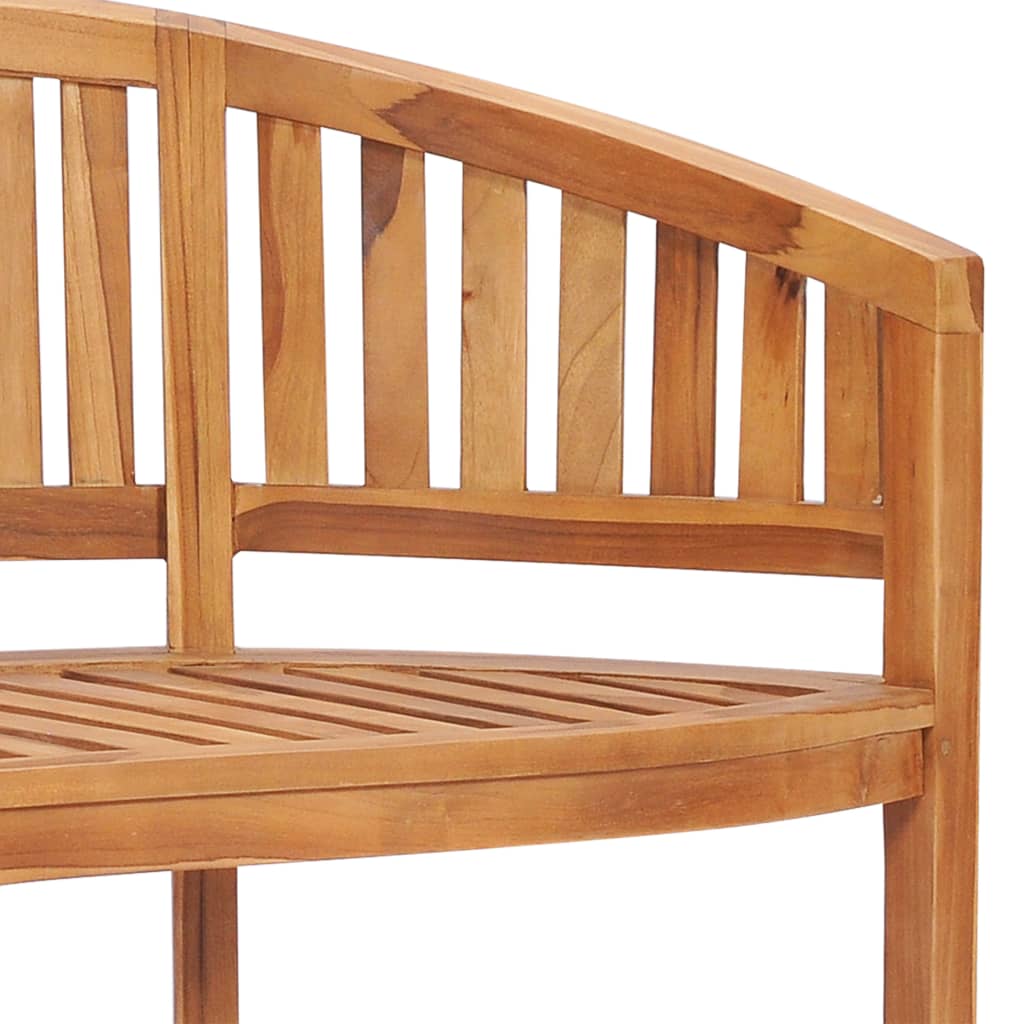 2-3-4 Sitzer Bananenbank Gartenbank Sitzbank Teak Holz Bank Parkbank Holzbank - Bild 7 von 29
