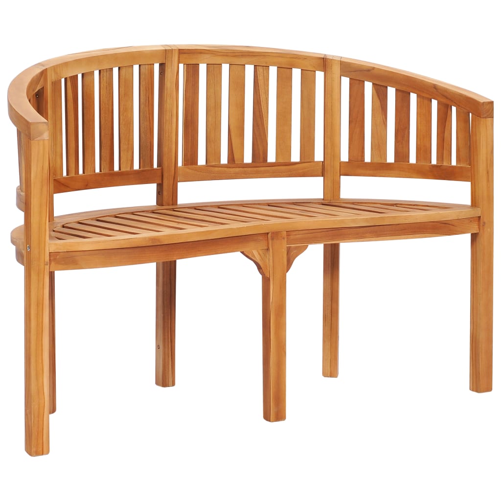 2-3-4 Sitzer Bananenbank Gartenbank Sitzbank Teak Holz Bank Parkbank Holzbank - Bild 3 von 29