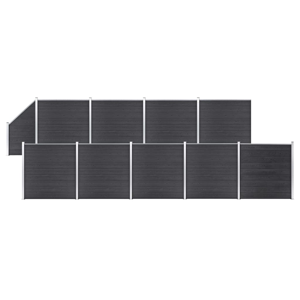 Zaunelement WPC Zaun Sichtschutzzaun Windschutzzaun Lamellenzaun Garten Zaun - Bild 64 von 69