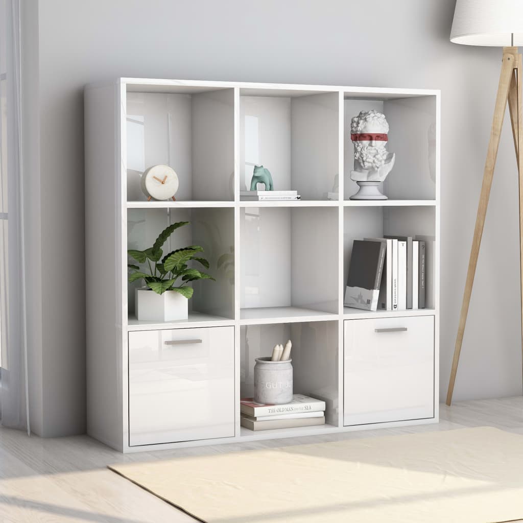 Book Cabinet Bookcase Bookshelf Cube Storage Shelves Unit Display Sideboard Many
