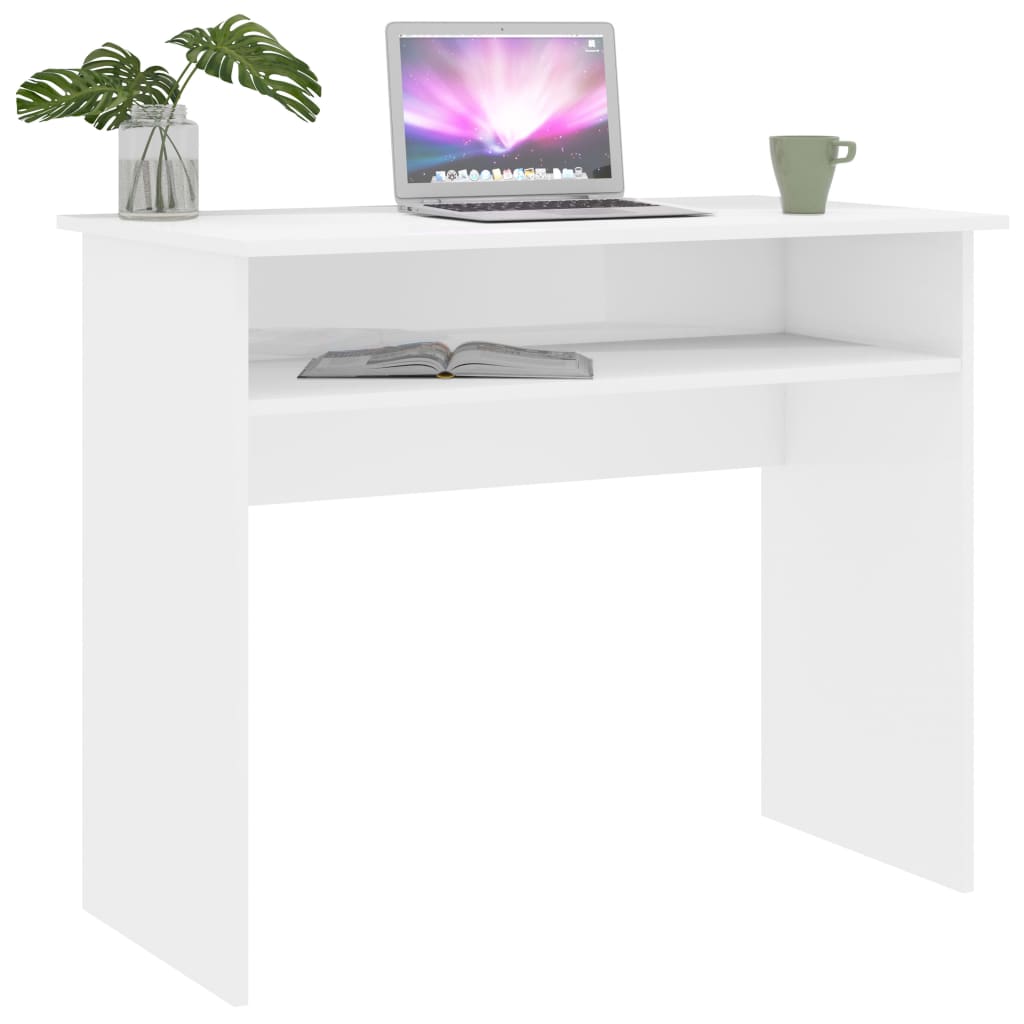 Schreibtisch Weiß Spanplatte Computertisch Bürotisch PC Gamer Computer Tisch NEU - Bild 45 von 60