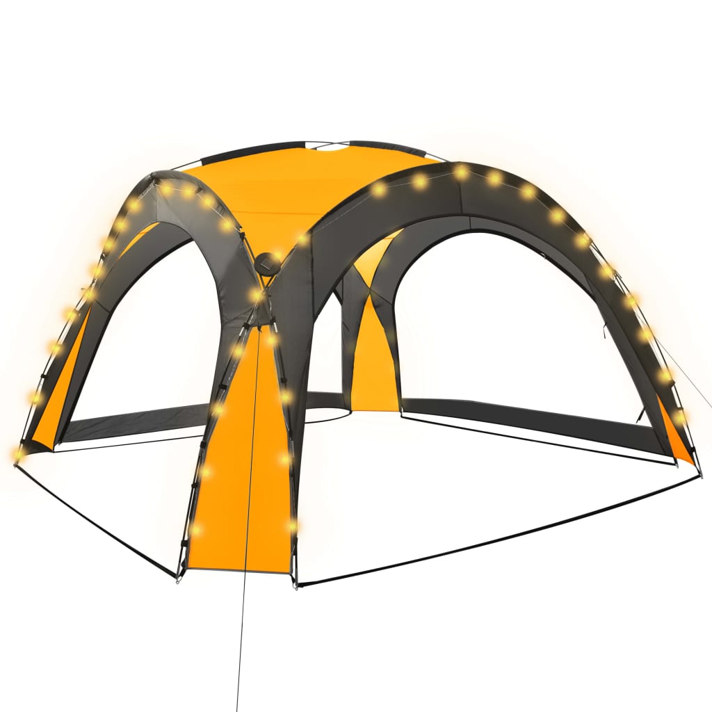 LED - Event Pavillon Partyzelt Garten Pavilon Gartenzelt Solar Camping Pavilion - Bild 22 von 53