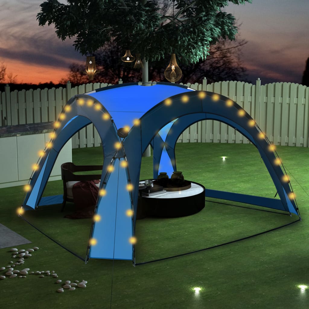 LED - Event Pavillon Partyzelt Garten Pavilon Gartenzelt Solar Camping Pavilion - Bild 3 von 53