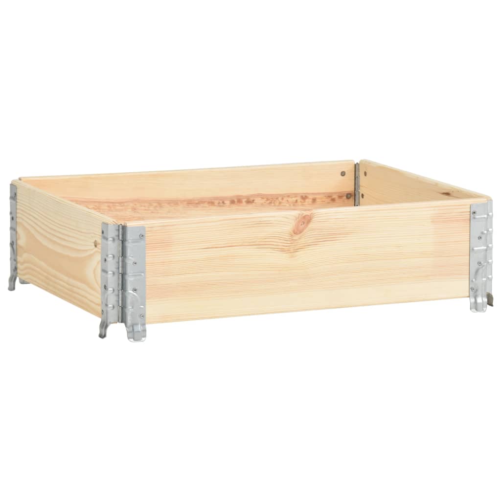 Palettenrahmen Set Holz Aufsatzrahmen für Europalette Garten Hochbeet Stapelbar - Bild 19 von 59