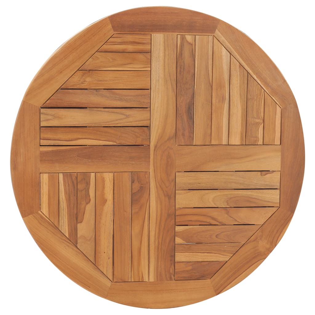 Tischplatte Holzplatte Rund Achteckig Quadratisch Teak Massivholz Tisch Platte - Bild 11 von 29