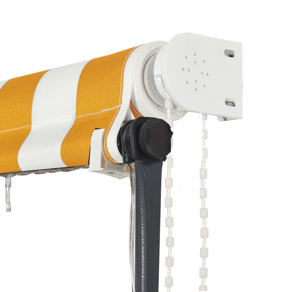 Markise mit/ohne LED Sonnenschutz Beschattung Einziehbare Balkonmarkise DE - Bild 35 von 53