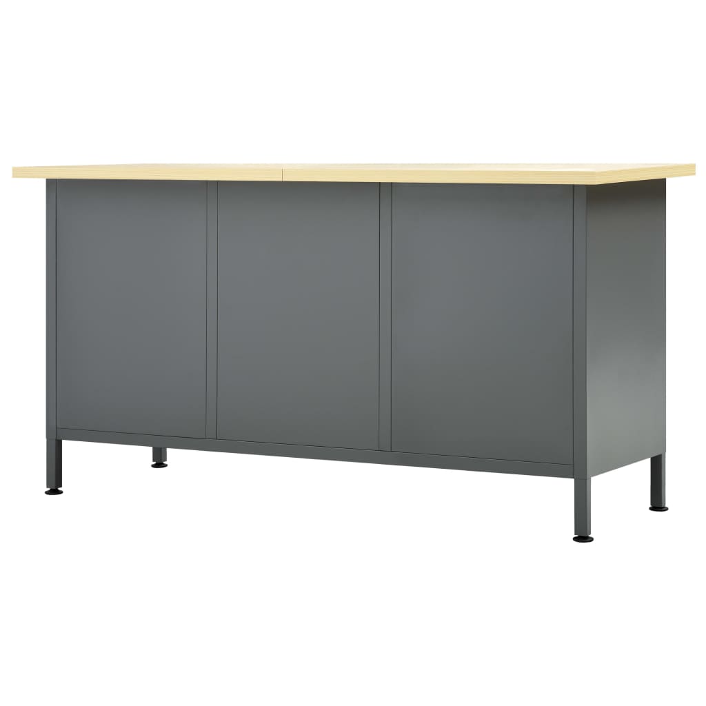 Werkbänk Werktisch Werkstatttisch Arbeitstisch Montagewerkbänk Werkstatt Stahl - Bild 55 von 58