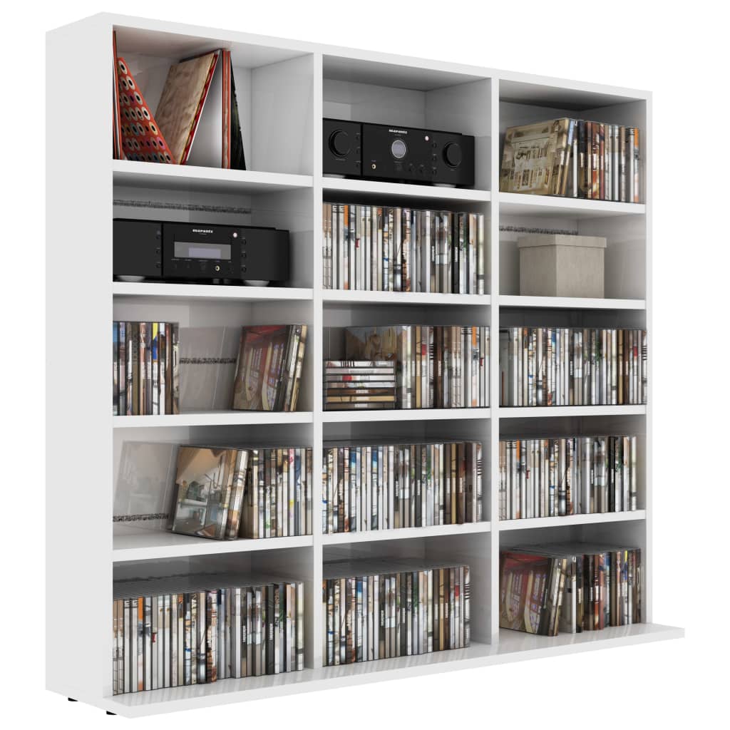 Bücherregal Wandregal CD DVD Regal Medienregal Regalwand Standregal Raumteiler - Bild 61 von 84