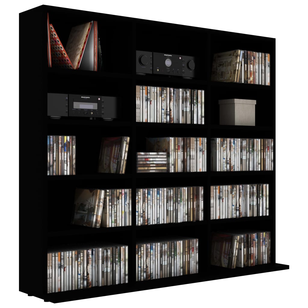 Bücherregal Wandregal CD DVD Regal Medienregal Regalwand Standregal Raumteiler - Bild 18 von 84