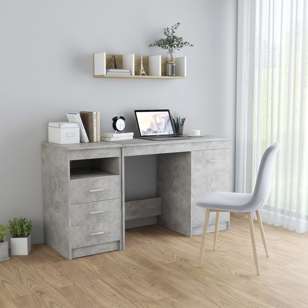 Schreibtisch Mit 3 Schubladen Computertisch PC Bürotisch Arbeitstisch DE - Bild 13 von 89
