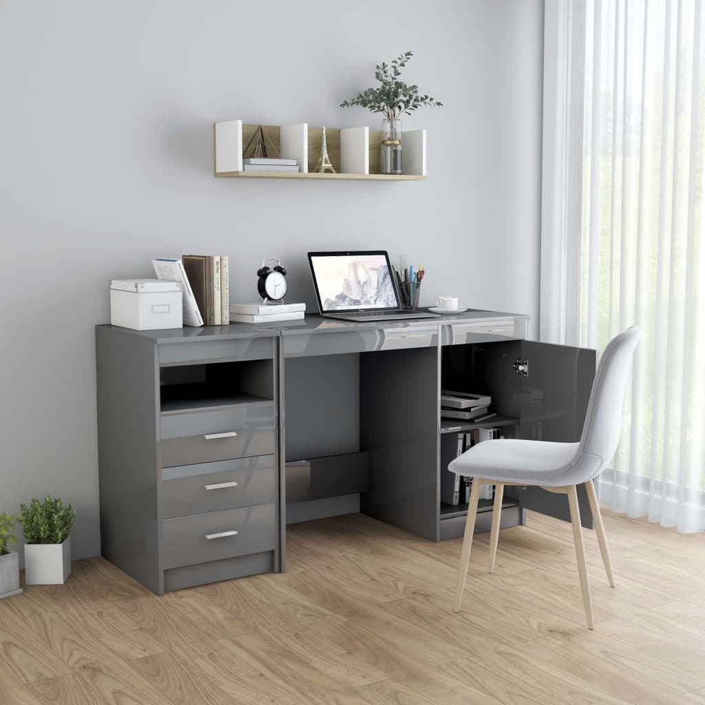 Schreibtisch Mit 3 Schubladen Computertisch PC Bürotisch Arbeitstisch DE - Bild 26 von 89