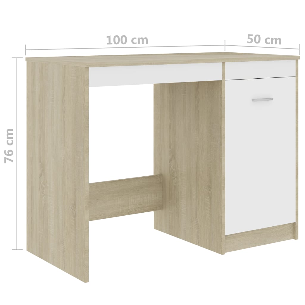 Schreibtisch Mit 3 Schubladen Computertisch PC Bürotisch Arbeitstisch DE - Bild 76 von 89