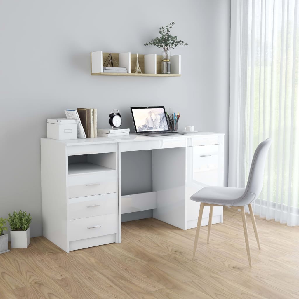 Schreibtisch Mit 3 Schubladen Computertisch PC Bürotisch Arbeitstisch DE - Bild 79 von 89