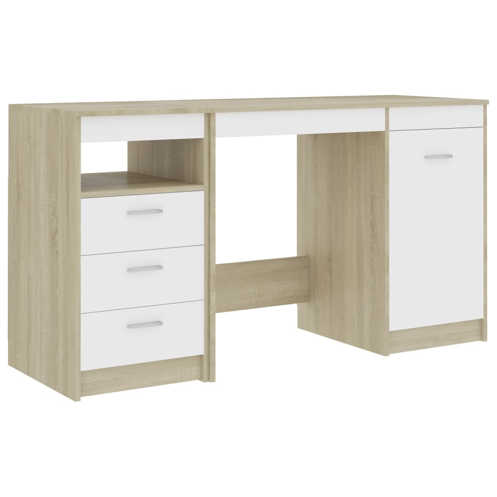 Schreibtisch Mit 3 Schubladen Computertisch PC Bürotisch Arbeitstisch DE - Bild 69 von 89