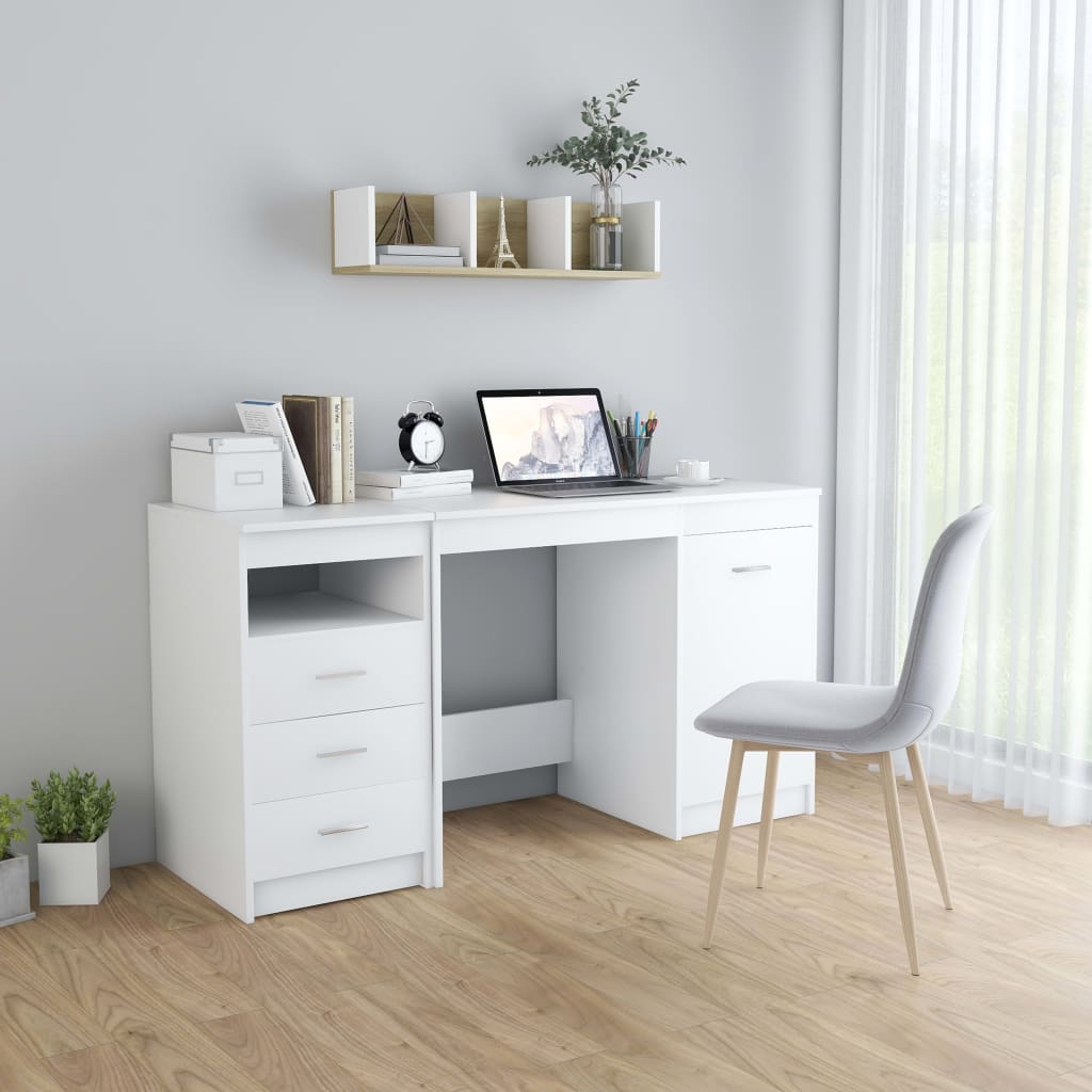 Schreibtisch Mit 3 Schubladen Computertisch PC Bürotisch Arbeitstisch DE - Bild 57 von 89