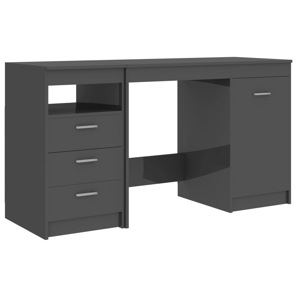 Schreibtisch Mit 3 Schubladen Computertisch PC Bürotisch Arbeitstisch DE - Bild 25 von 89