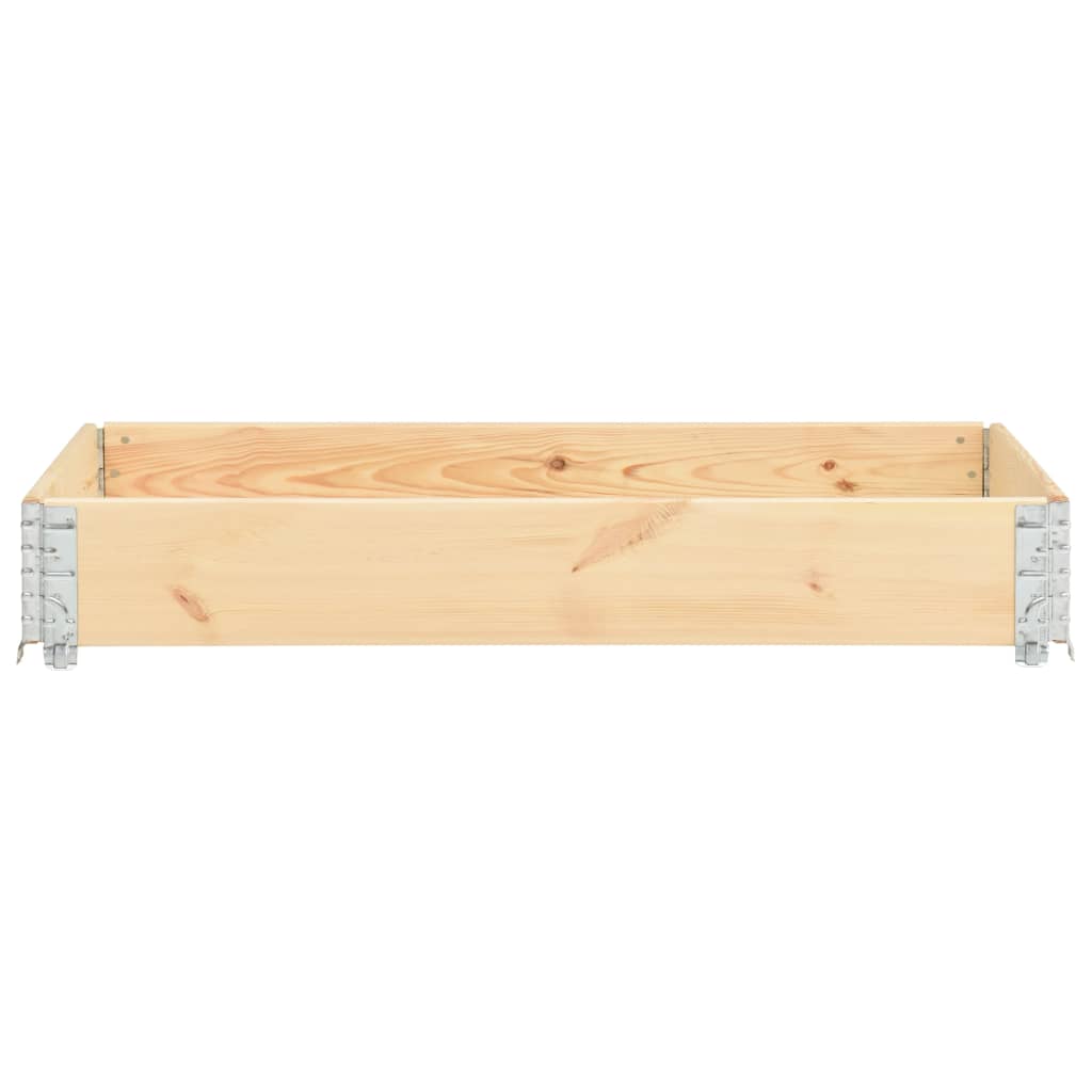 Palettenrahmen Set Holz Aufsatzrahmen für Europalette Garten Hochbeet Stapelbar - Bild 42 von 59