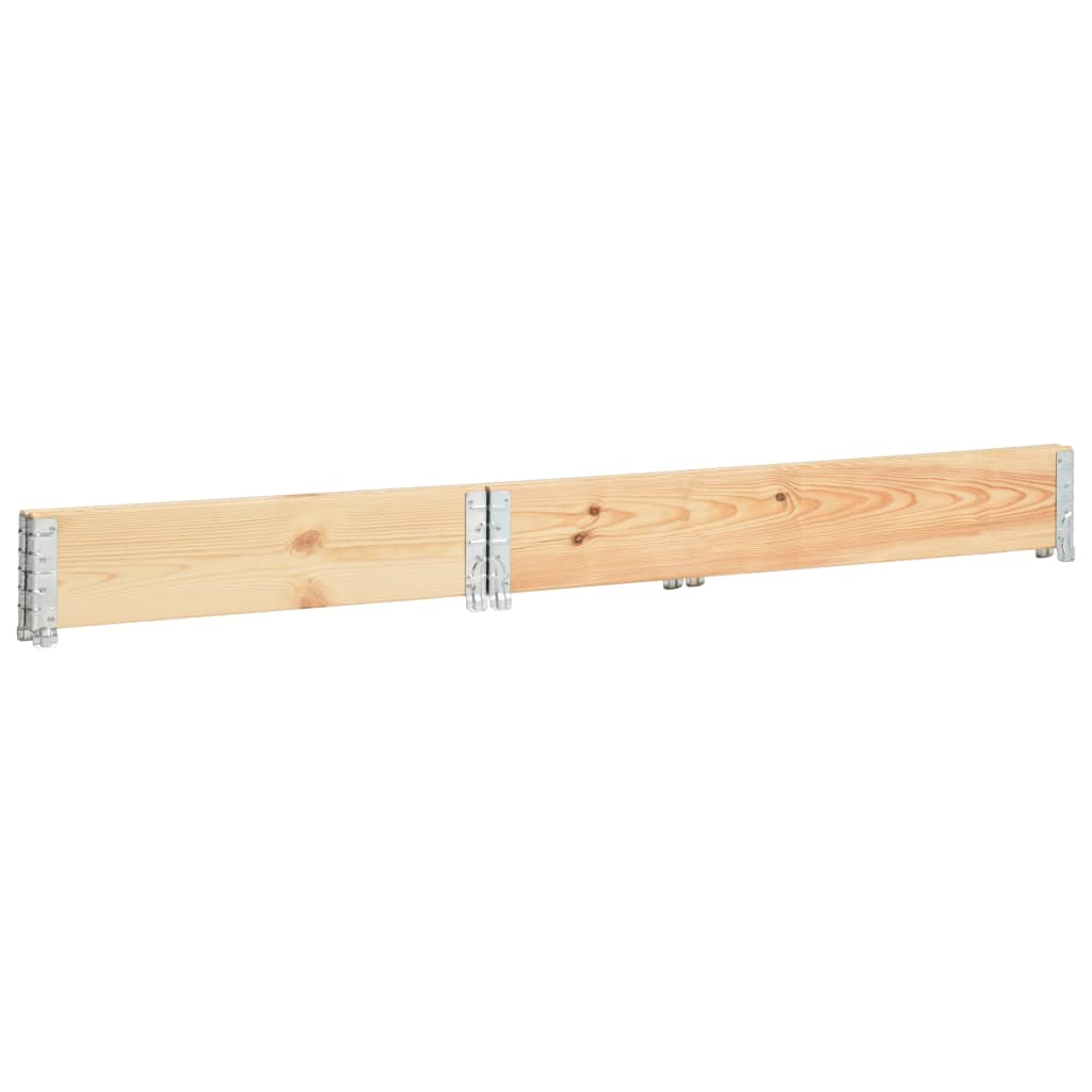 Palettenrahmen Set Holz Aufsatzrahmen für Europalette Garten Hochbeet Stapelbar - Bild 56 von 59