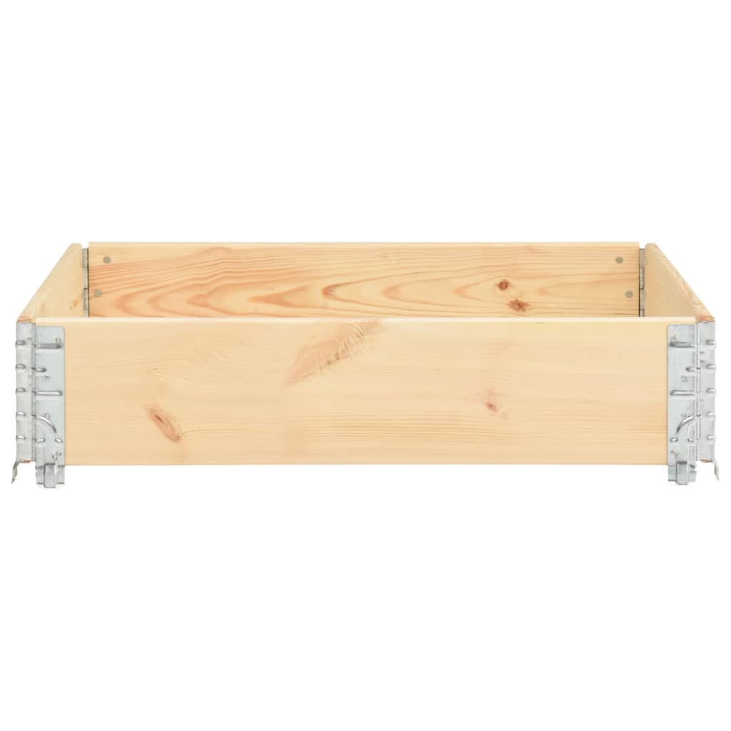Palettenrahmen Set Holz Aufsatzrahmen für Europalette Garten Hochbeet Stapelbar - Bild 49 von 59