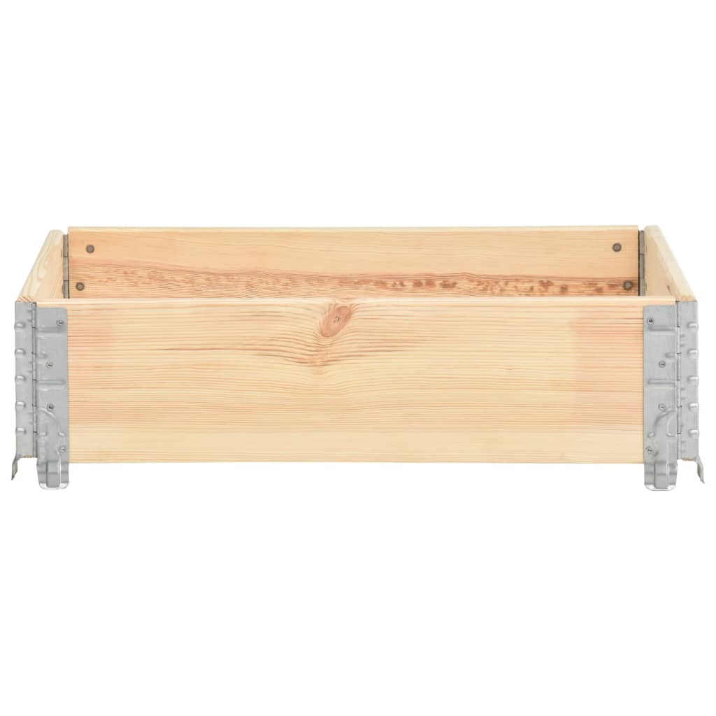 Palettenrahmen Set Holz Aufsatzrahmen für Europalette Garten Hochbeet Stapelbar - Bild 21 von 59