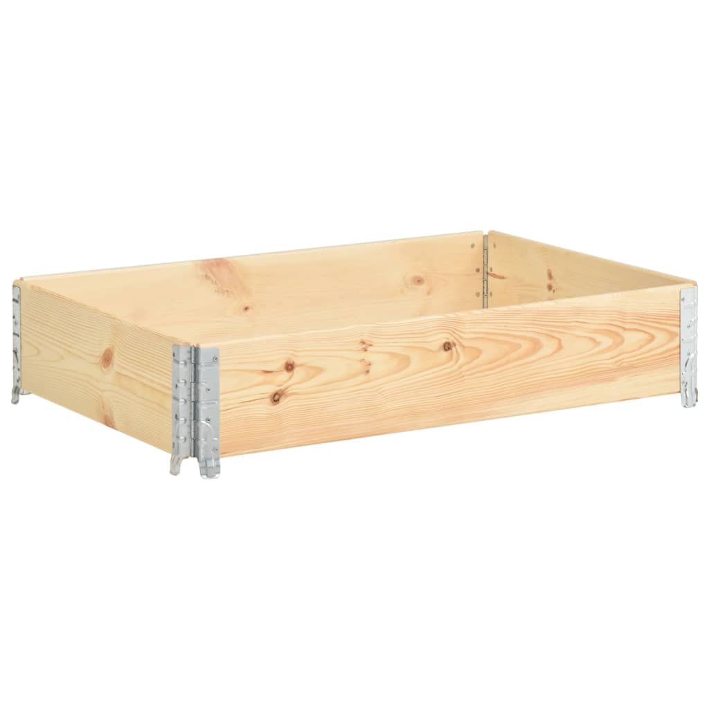 Palettenrahmen Set Holz Aufsatzrahmen für Europalette Garten Hochbeet Stapelbar - Bild 34 von 59