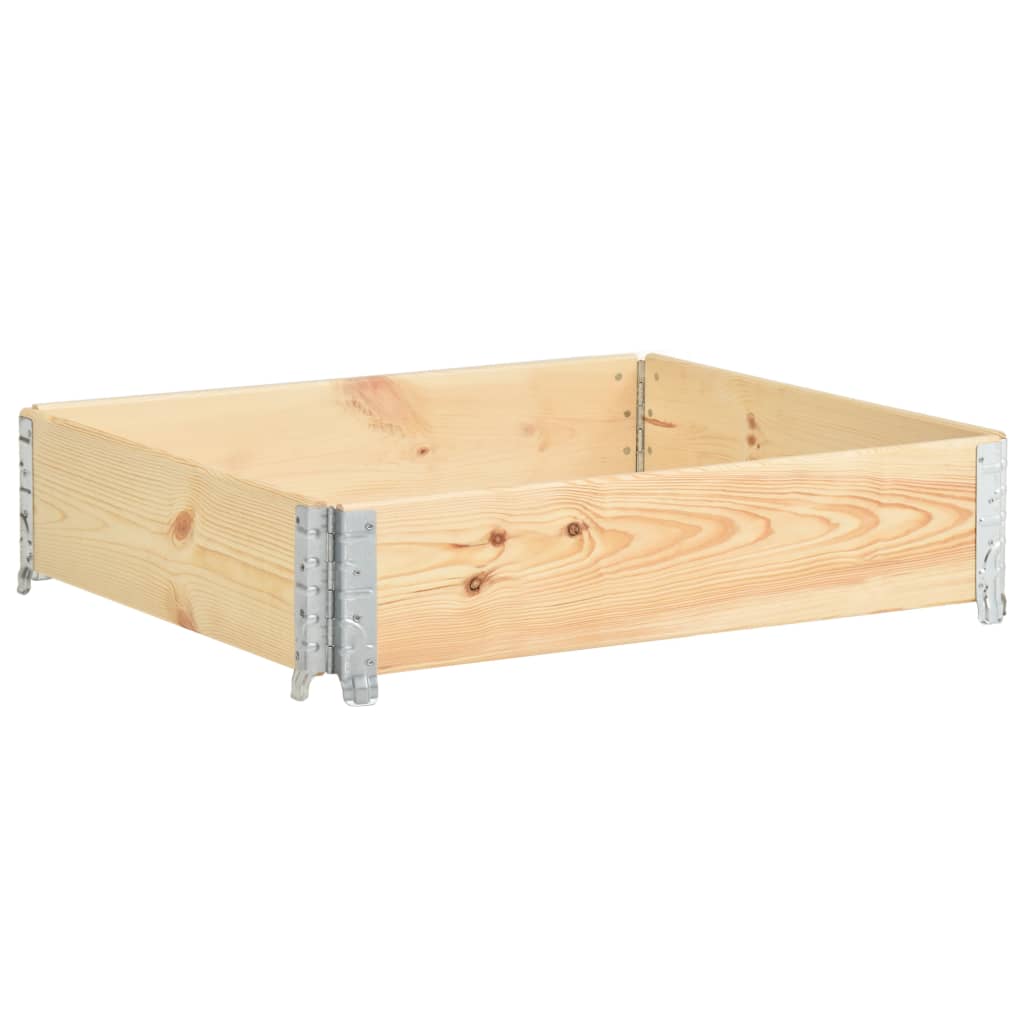 Palettenrahmen Set Holz Aufsatzrahmen für Europalette Garten Hochbeet Stapelbar - Bild 48 von 59
