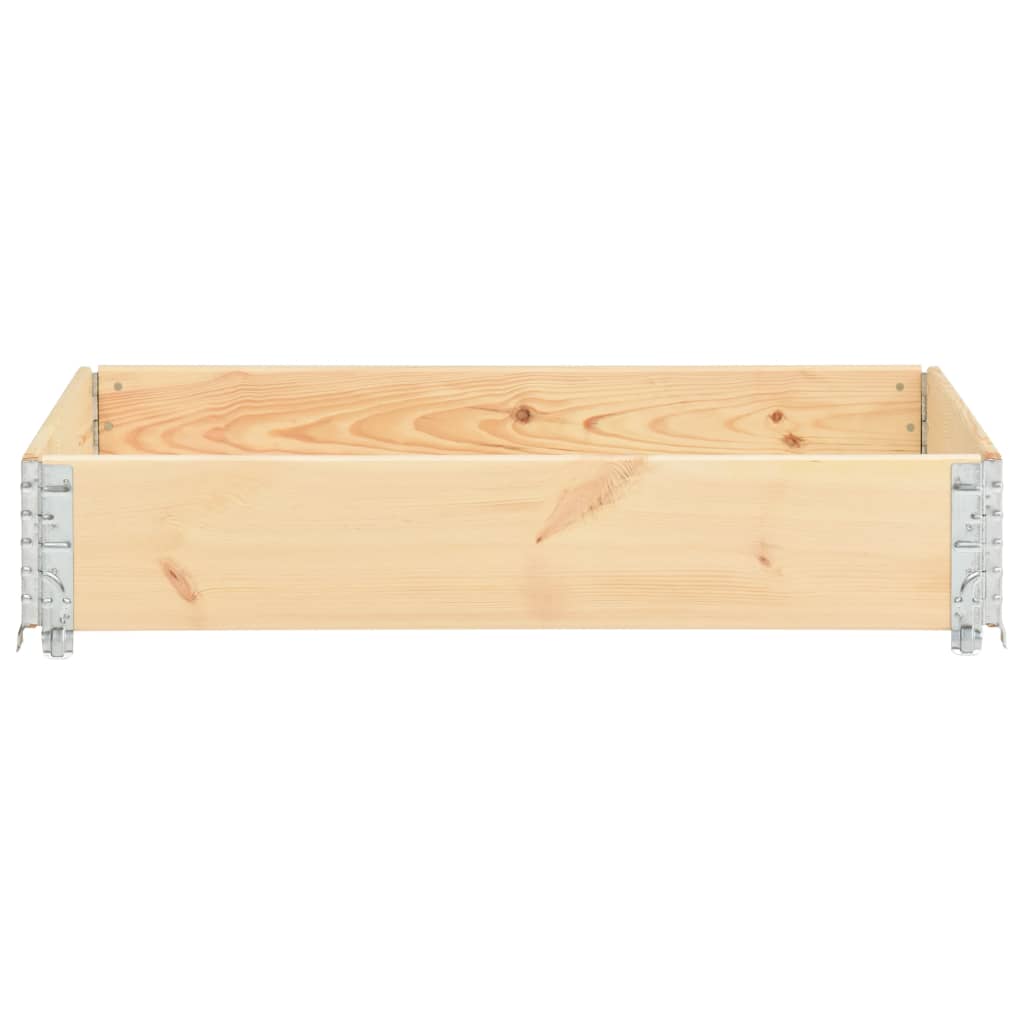 Palettenrahmen Set Holz Aufsatzrahmen für Europalette Garten Hochbeet Stapelbar - Bild 55 von 59