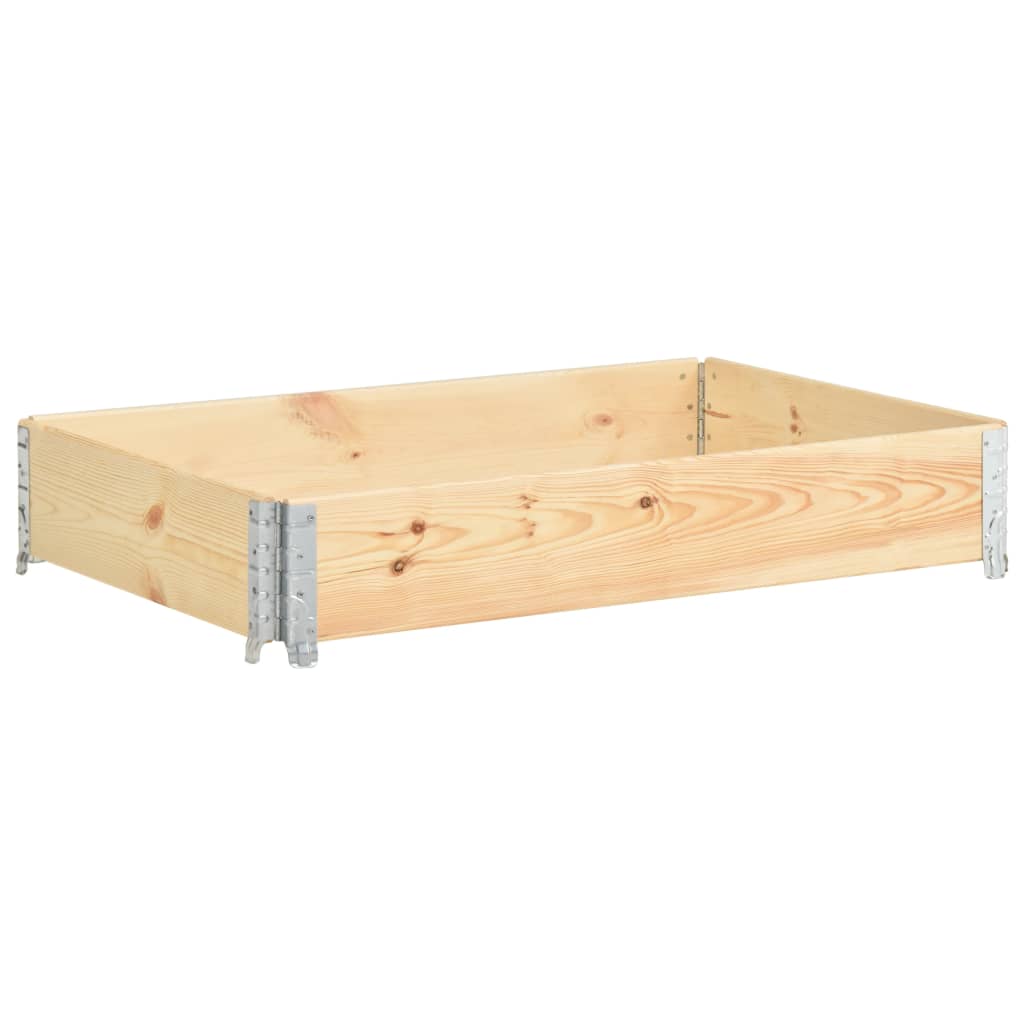 Palettenrahmen Set Holz Aufsatzrahmen für Europalette Garten Hochbeet Stapelbar - Bild 27 von 59