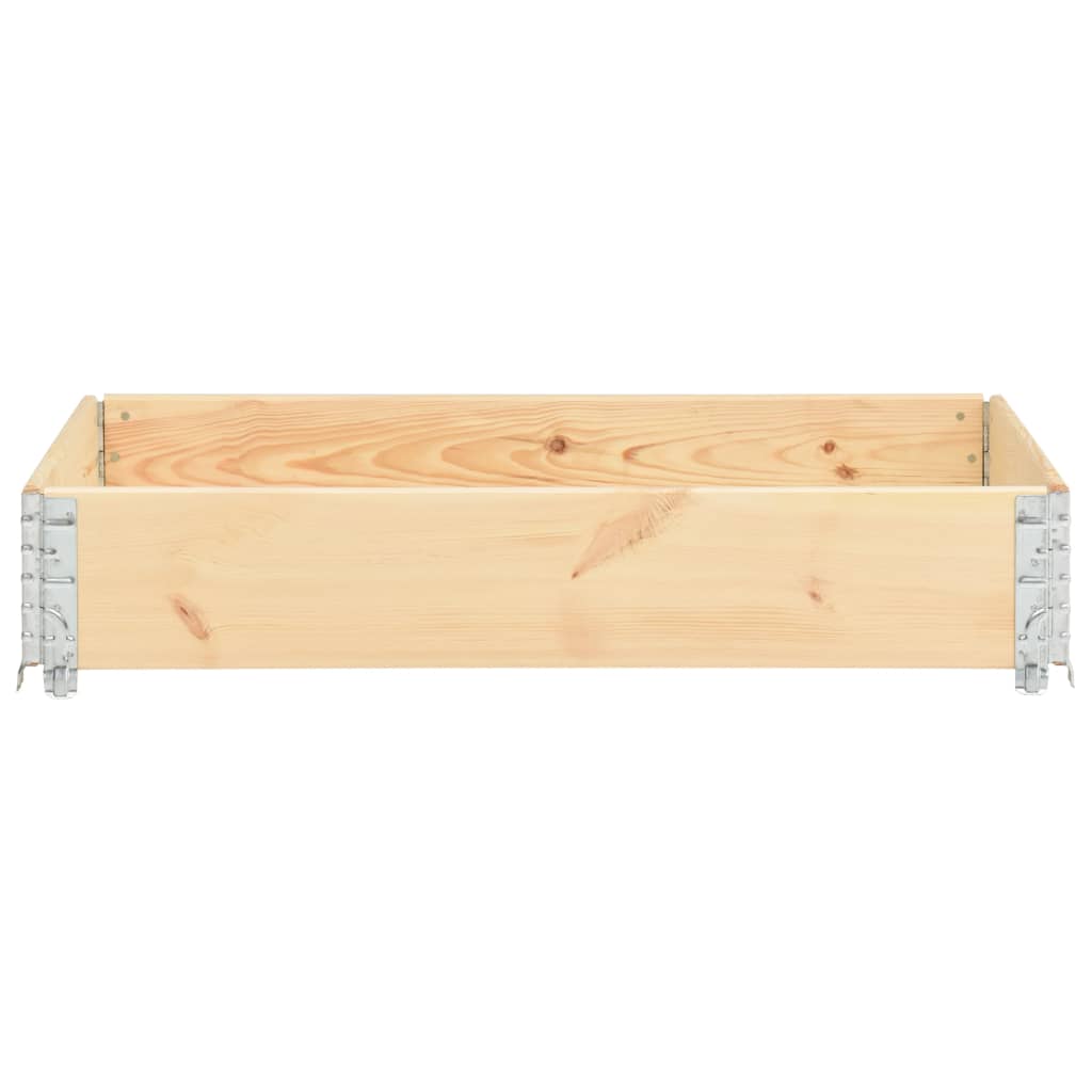 Palettenrahmen Set Holz Aufsatzrahmen für Europalette Garten Hochbeet Stapelbar - Bild 35 von 59