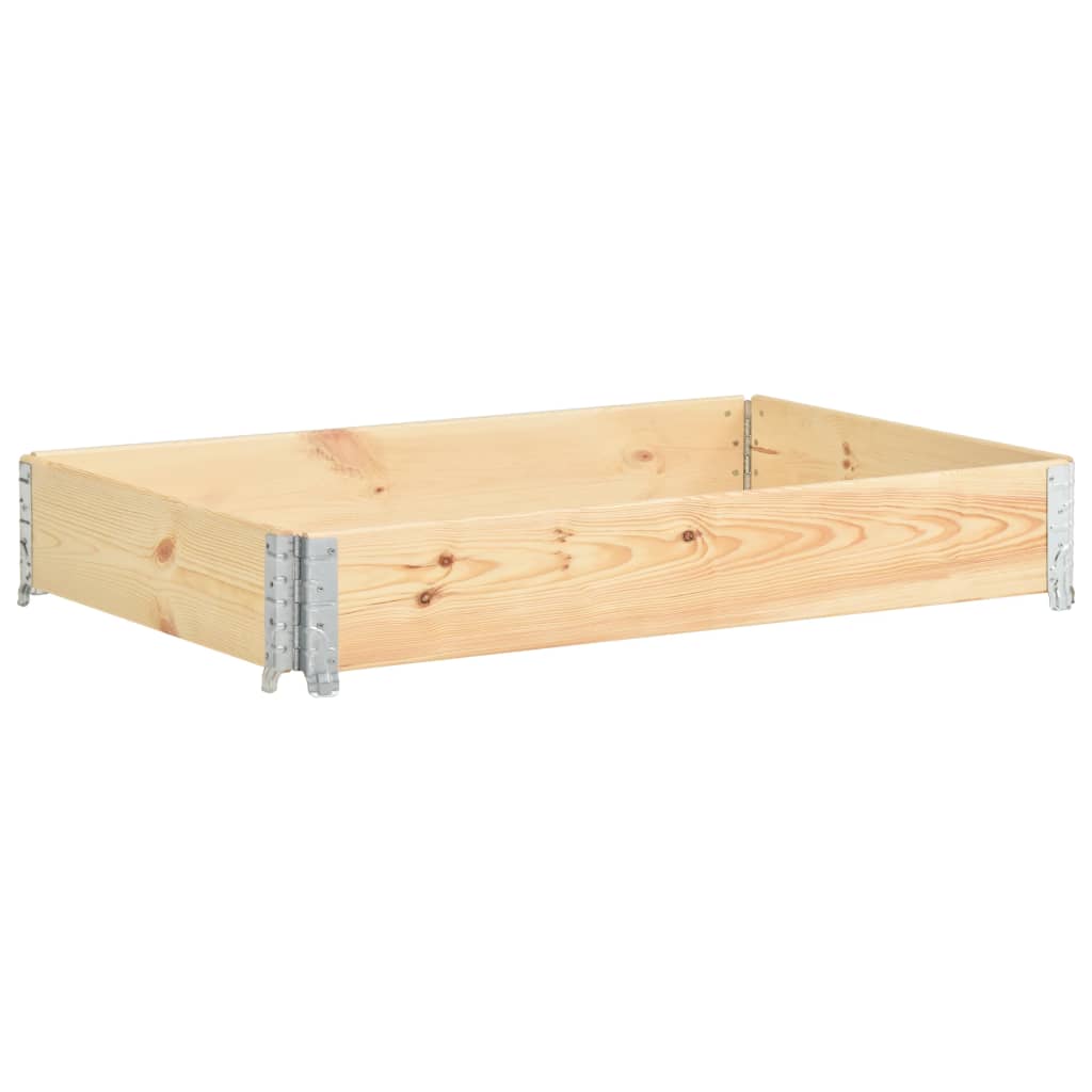 Palettenrahmen Set Holz Aufsatzrahmen für Europalette Garten Hochbeet Stapelbar - Bild 41 von 59