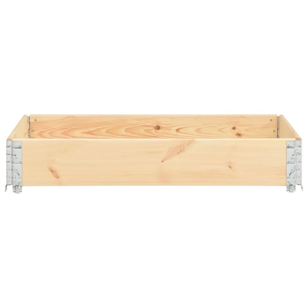 Palettenrahmen Set Holz Aufsatzrahmen für Europalette Garten Hochbeet Stapelbar - Bild 28 von 59