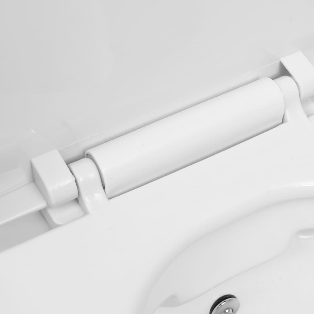 Wand / Hänge Toilette Stand-WC Wand-WC Keramik Soft Close WC-Sitz Spülkasten - Bild 11 von 52