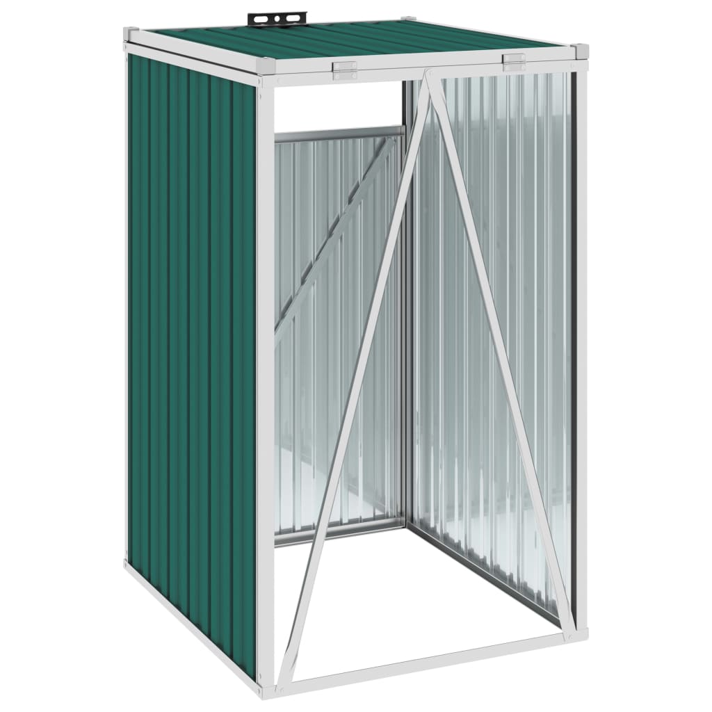Mülltonnenbox Stahl Mülltonnenverkleidung Müllbox Müllcontainer 1/2/3/4 Tonne - Bild 63 von 77