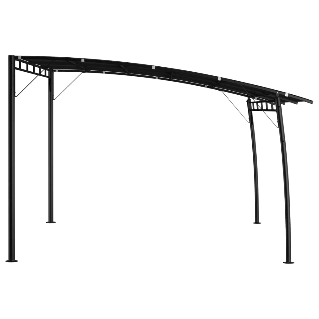Metall Pergola Gartenpavillon mit Sonnenschutz Terrassenüberdachung Zelt Vordach - Bild 37 von 63