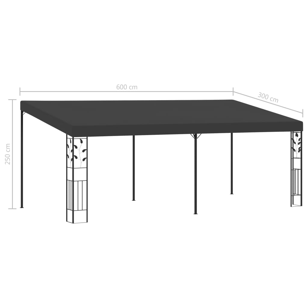 Wand Pavillon Gartenzelt Partyzelt Anbaupavillon Sonnenschutz Pergola Garten - Bild 17 von 46