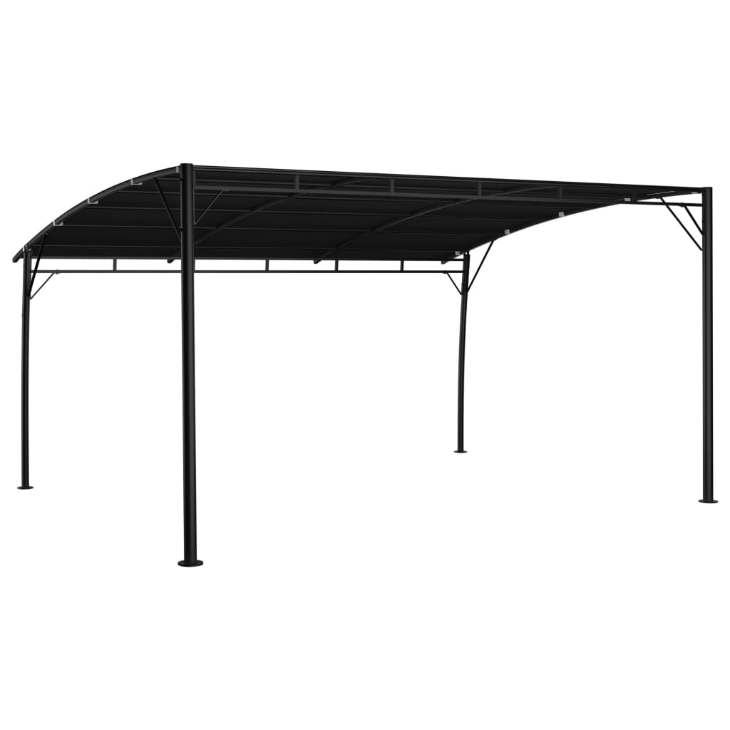 Metall Pergola Gartenpavillon mit Sonnenschutz Terrassenüberdachung Zelt Vordach - Bild 38 von 63