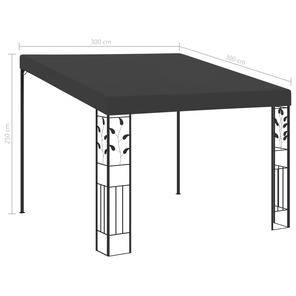 Wand Pavillon Gartenzelt Partyzelt Anbaupavillon Sonnenschutz Pergola Garten - Bild 27 von 46