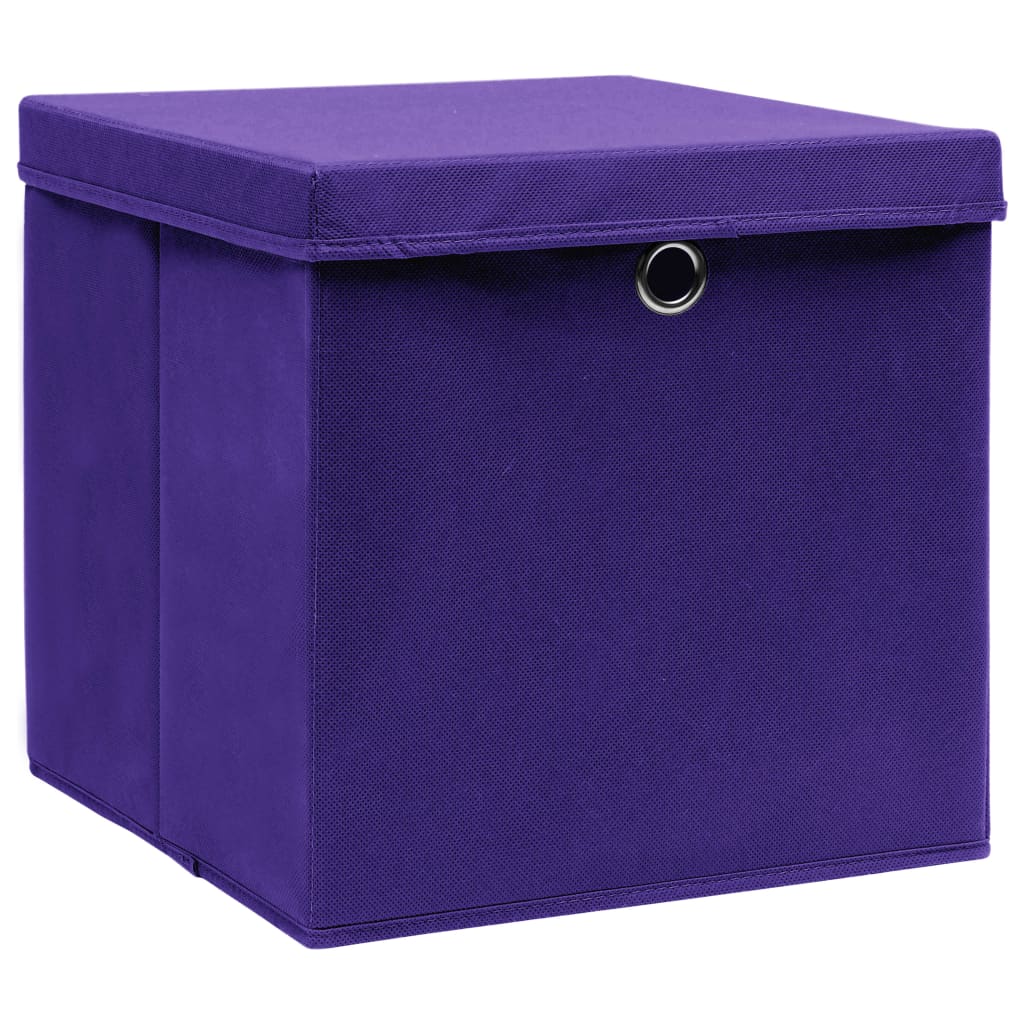4/10 Stk. 32x32x32cm Aufbewahrungsboxen Deckel Korb Faltbox en Kinder Box Boxen - Bild 40 von 88