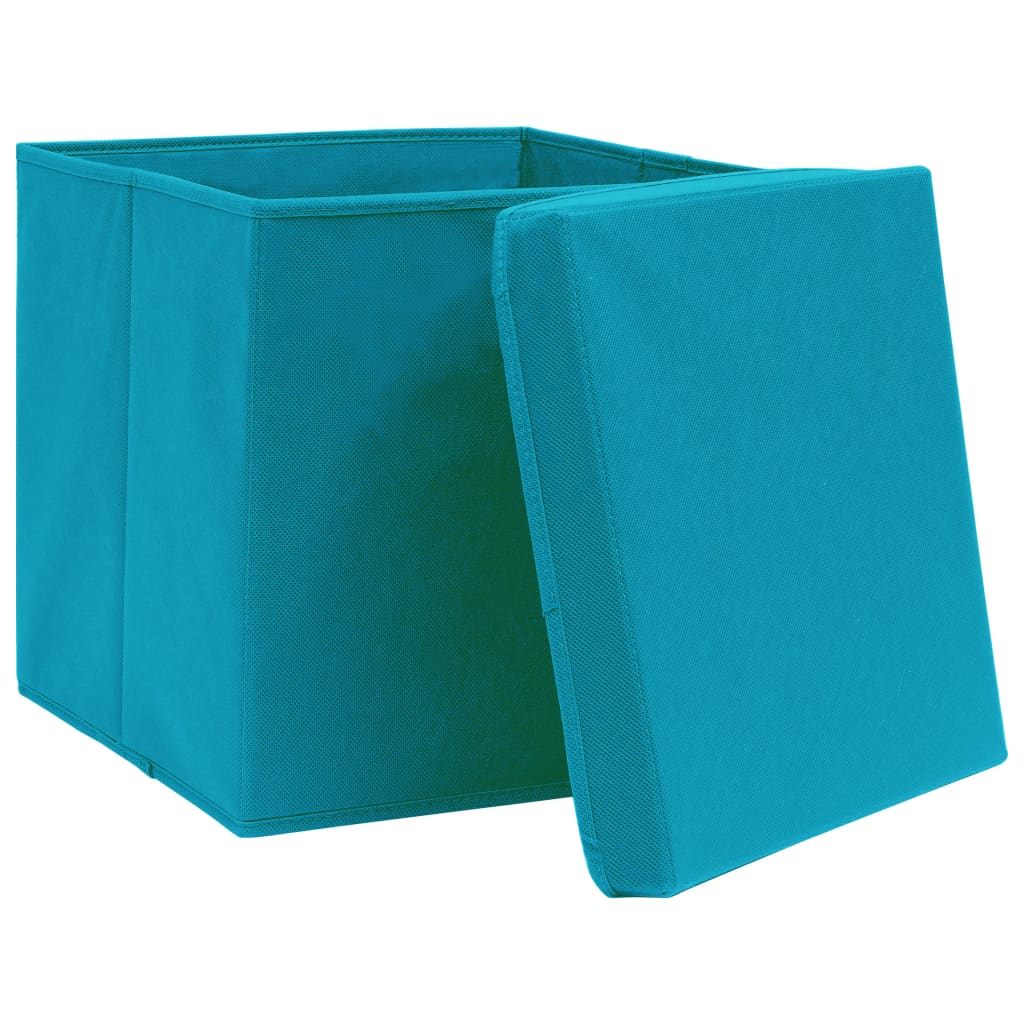 4/10 Stk. 32x32x32cm Aufbewahrungsboxen Deckel Korb Faltbox en Kinder Box Boxen - Bild 74 von 88