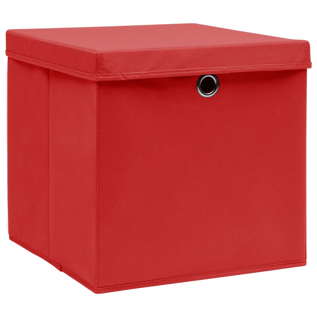 4/10 Stk. 32x32x32cm Aufbewahrungsboxen Deckel Korb Faltbox en Kinder Box Boxen - Bild 53 von 88