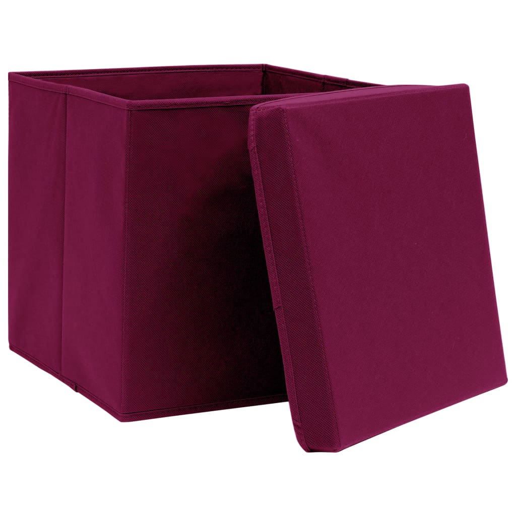 4/10 Stk. 32x32x32cm Aufbewahrungsboxen Deckel Korb Faltbox en Kinder Box Boxen - Bild 21 von 88