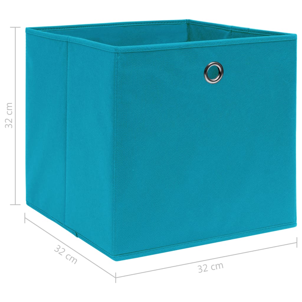4/10 Stk. 32x32x32cm Aufbewahrungsboxen Deckel Korb Faltbox en Kinder Box Boxen - Bild 72 von 88
