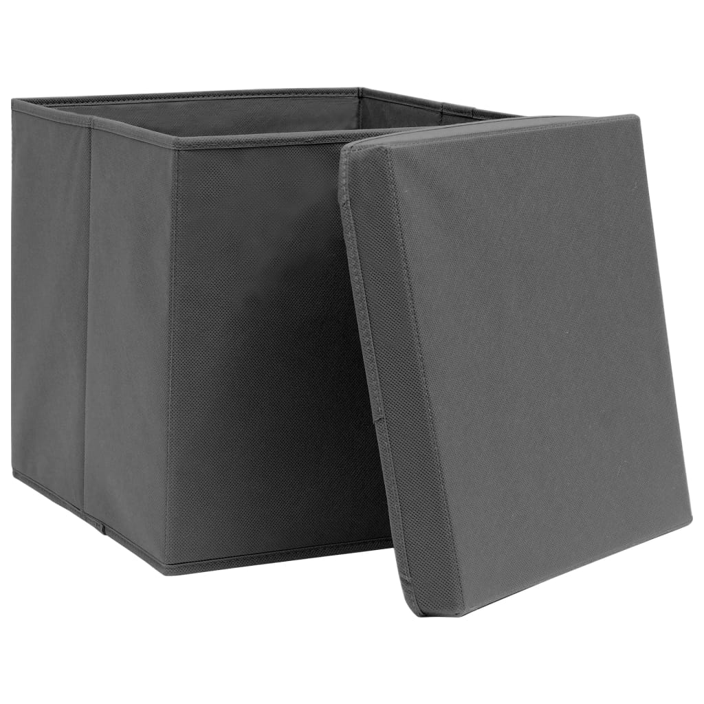 4/10 Stk. 32x32x32cm Aufbewahrungsboxen Deckel Korb Faltbox en Kinder Box Boxen - Bild 7 von 88