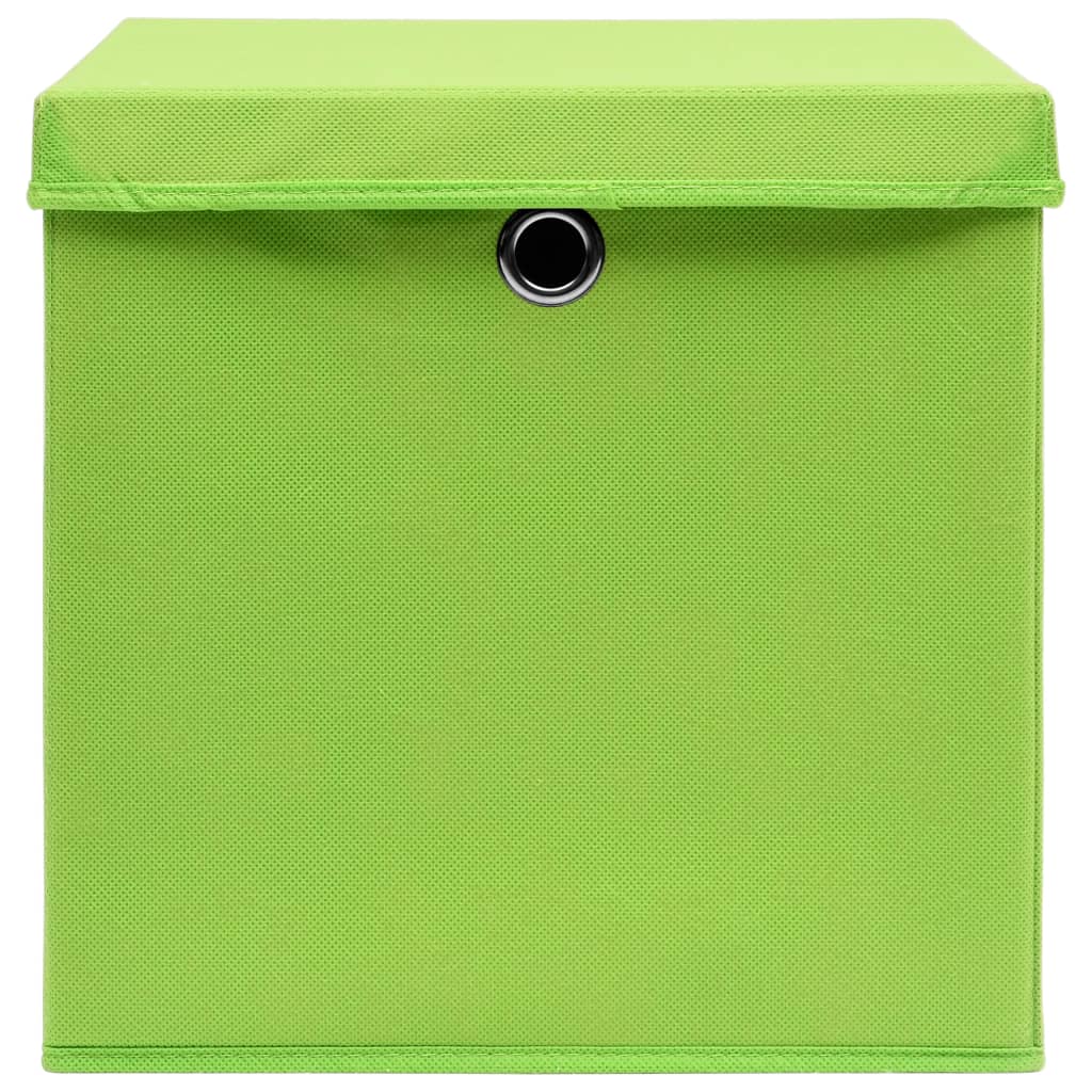 4/10 Stk. 32x32x32cm Aufbewahrungsboxen Deckel Korb Faltbox en Kinder Box Boxen - Bild 68 von 88