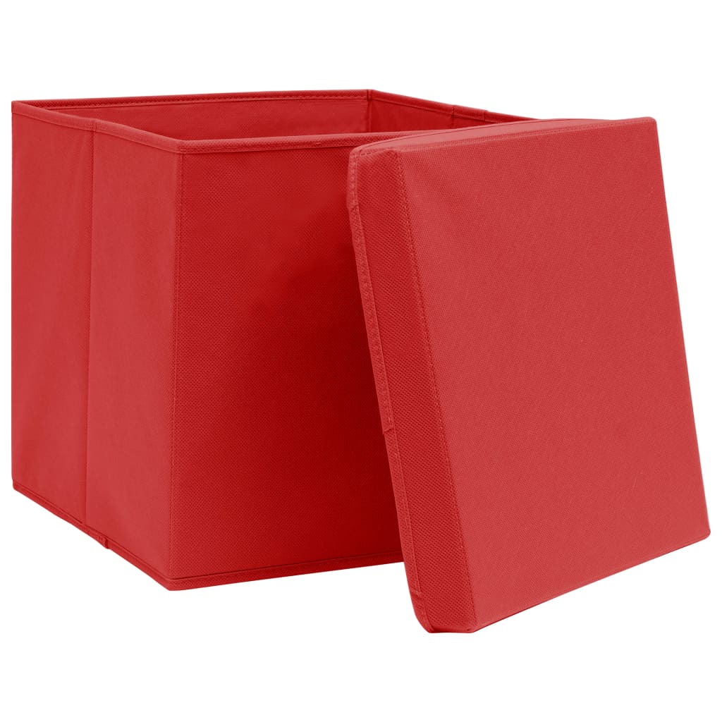 4/10 Stk. 32x32x32cm Aufbewahrungsboxen Deckel Korb Faltbox en Kinder Box Boxen - Bild 54 von 88