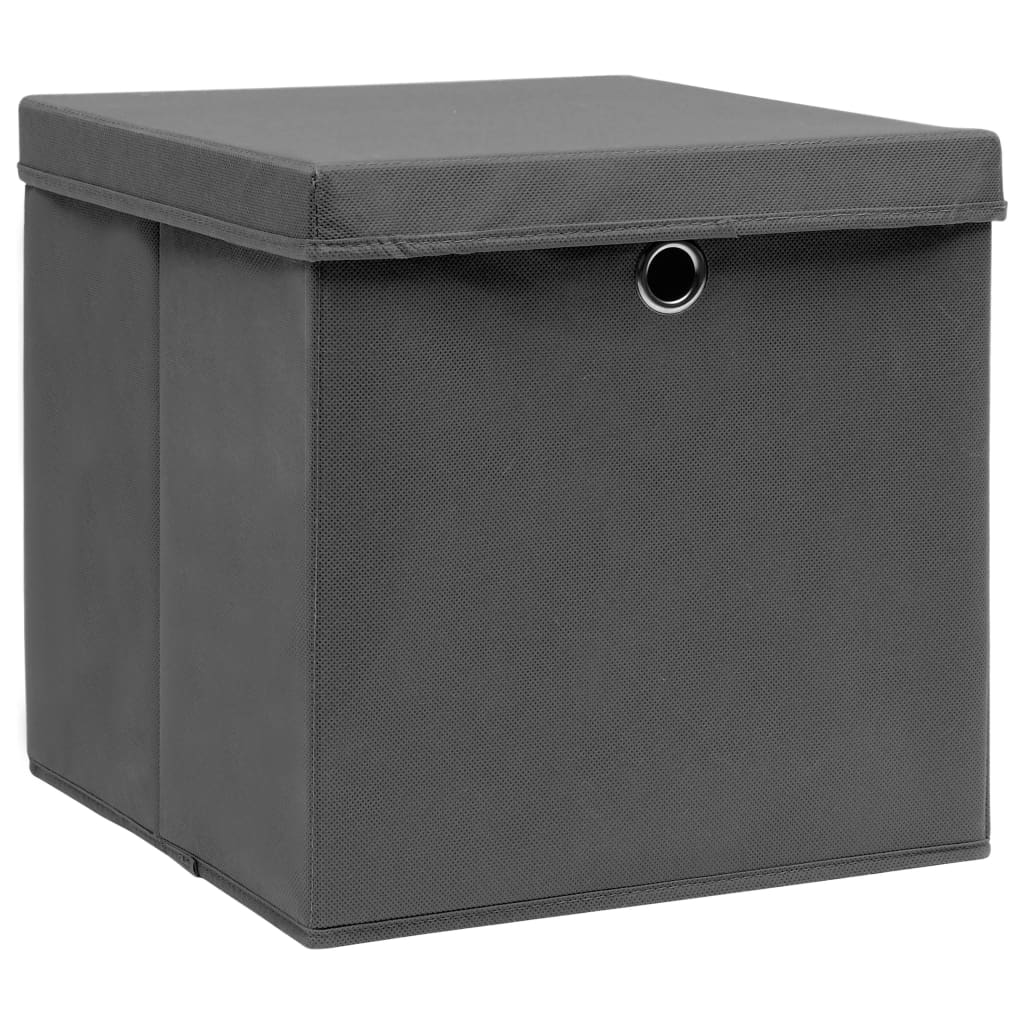 4/10 Stk. 32x32x32cm Aufbewahrungsboxen Deckel Korb Faltbox en Kinder Box Boxen - Bild 6 von 88
