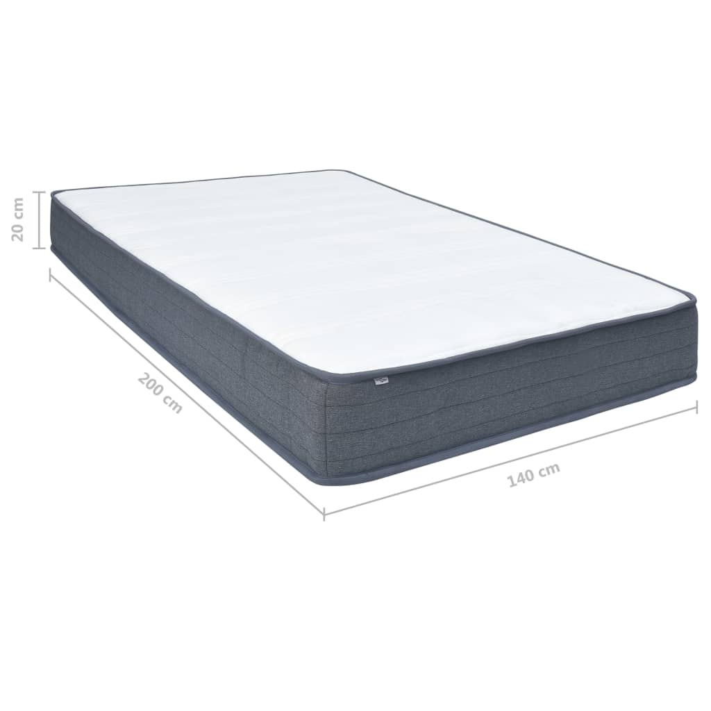 Boxspringbett Matratze Federkernmatratze 20cm hoch 200x80/90/100/120/140/160 cm - Bild 13 von 17