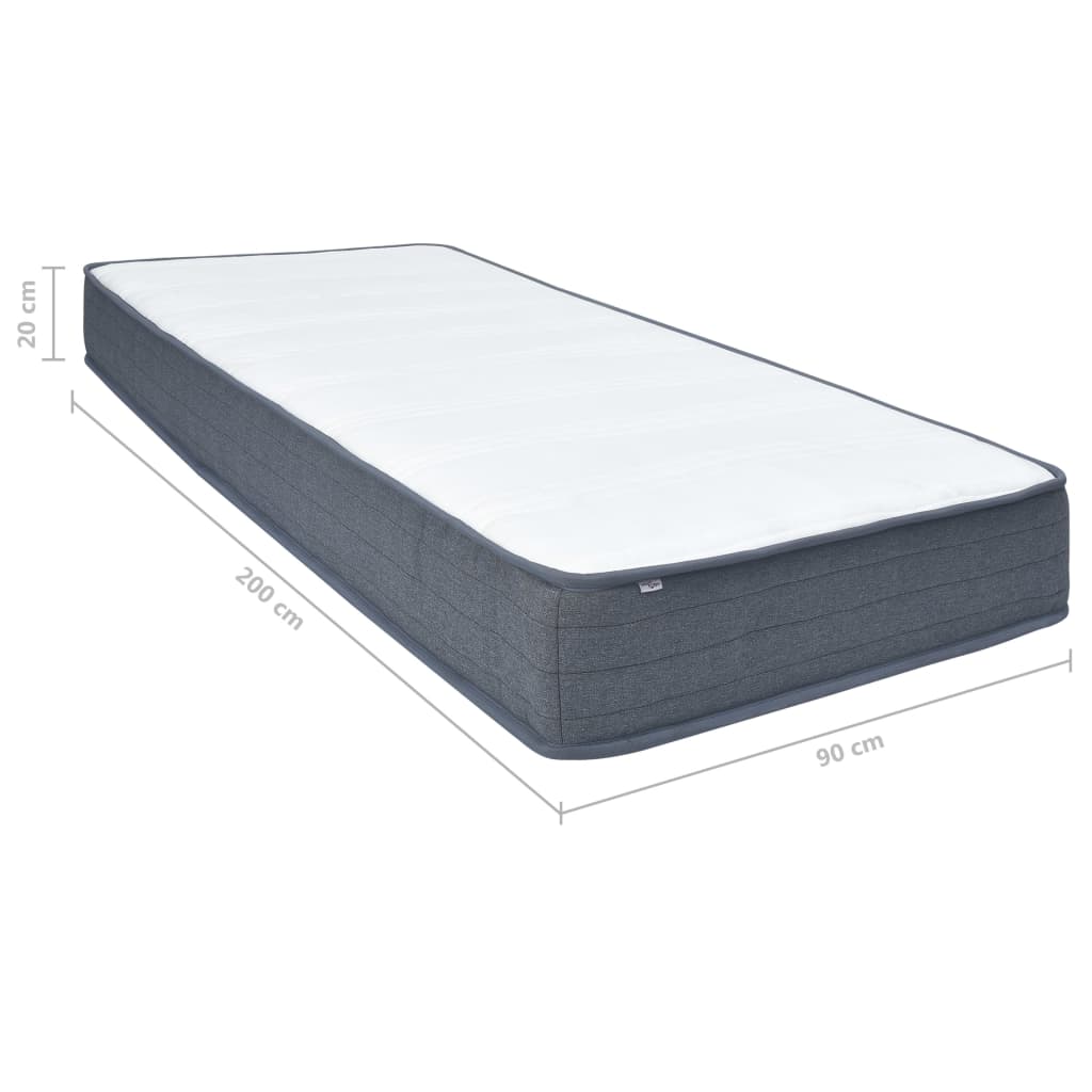 Boxspringbett Matratze Federkernmatratze 20cm hoch 200x80/90/100/120/140/160 cm - Bild 12 von 17