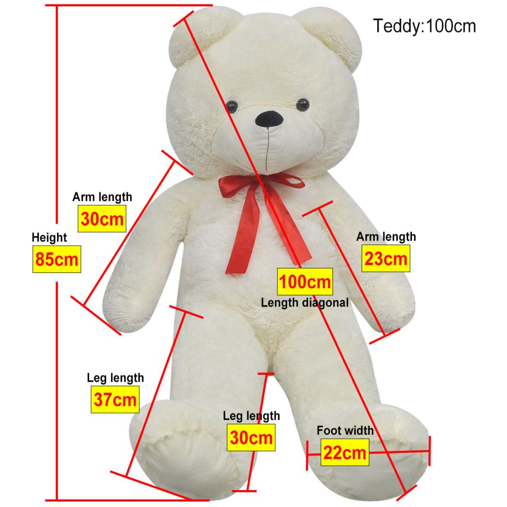 XXL Teddybär Plüsch Kuschel Stoff Tier Teddy Bär Valentinstag 100-260cm Riesen - Bild 11 von 18