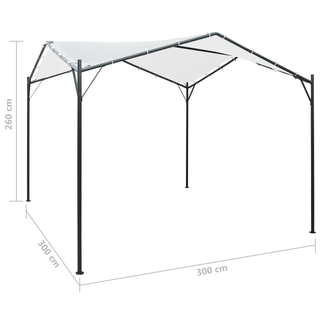 Metall Pergola Gartenpavillon mit Sonnenschutz Terrassenüberdachung Zelt Vordach - Bild 47 von 63